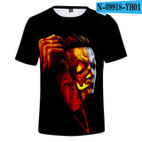 Michael Myers T Shirt Fashion 3D Men's and Women's Short Sleeve