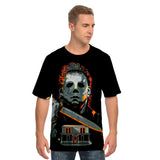 Michael Myers T Shirt Fashion 3D Men's and Women's Short Sleeve