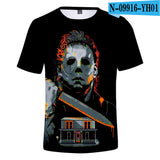 Michael Myers T Shirt Fashion 3D Men's and Women's Short Sleeve