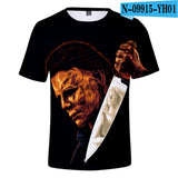 Michael Myers T Shirt Fashion 3D Men's and Women's Short Sleeve