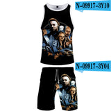 Michael Myers T Shirt Spring Digital Printing Men