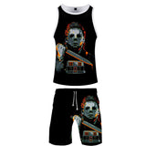 Michael Myers T Shirt Spring Digital Printing Men