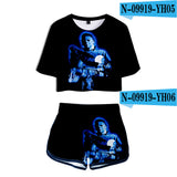 Michael Myers T Shirt Spring Printed Casual Sports Women'S Suit