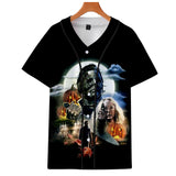Michael Myers T Shirt Spring Digital Printing Casual Men