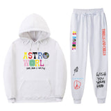 Travis Scott Astroworld Hoodie & Pant 2 Piece Set Sweatshirt Suit Fashion Casual Men's and Women's Sweatshirt