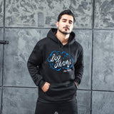 Men Graphic Hoodie Autumn and Winter Pop Smoke Print Men and Women Fleece Hooded Jacket Thickened Sweater