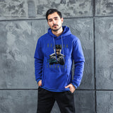 Men Graphic Hoodie Autumn and Winter Boseman Printed Men and Women Fleece Hooded Jacket Thickened Inner Wear Sweatshirt