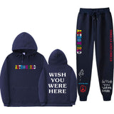 Travis Scott Astroworld Hoodie & Pant 2 Piece Set Sweater Suit Fashion Casual Men and Women