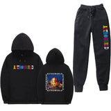 Travis Scott Astroworld Hoodie & Pant 2 Piece Set Travis Scott Astroworld Sweater Suit Fashion Casual Men