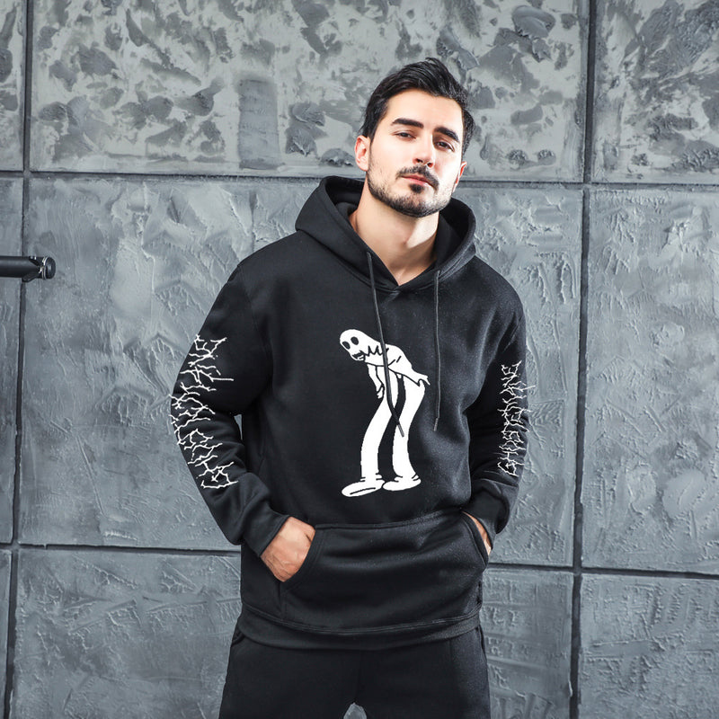Men's Graphic Hoodie Ghostemane Men's and Women's Hoodies Pullover Leisure Men's Sports Sweater