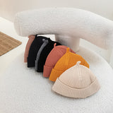 Beanies Autumn and Winter Wool Knitted Skullcap Men's and Women's Beanie Hat