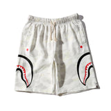 Shark Print Bape Shorts Shark Casual Shorts Summer Sports Shorts