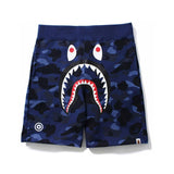 Shark Print Bape Shorts Shark Shorts Men Paragraph Camouflage Outwear Leisure Leisure Shorts