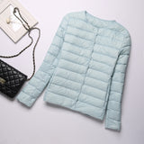 Women Winter Coats Puffer Jacket Down Coat Collarless Lightweight Down Jacket Women's Short Down Jacket