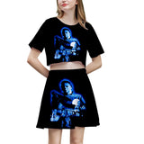 Michael Myers T Shirt Spring Printed Women's Casual Skirt