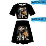 Michael Myers T Shirt Spring Printed Women's Casual Skirt