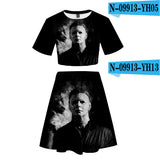 Michael Myers T Shirt Spring Printed Women's Casual Skirt
