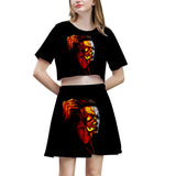 Michael Myers T Shirt Spring Printed Women's Casual Skirt