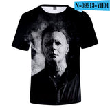 Michael Myers T Shirt Fashion 3D Men's and Women's Short Sleeve