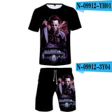 Michael Myers T Shirt Printed Beach Pants Short Sleeve T-shirt Casual
