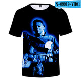 Michael Myers T Shirt Fashion 3D Men's and Women's Short Sleeve