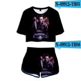 Michael Myers T Shirt Spring Printed Casual Sports Women'S Suit