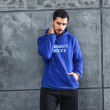 Men Graphic Hoodie Virginty Rocks Men's and Women's Printed Fleece Hooded Jacket Thickened Sweater