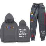 Travis Scott Astroworld Hoodie & Pant 2 Piece Set Sweater Suit Fashion Casual Men and Women