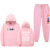Travis Scott Astroworld Hoodie & Pant 2 Piece Set Sweater Suit Fashion Casual Men and Women