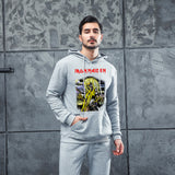 Men Graphic Hoodie Iron Maidenk Men's and Women's Sports Hoodie Printed Men's and Women's Fleece Hooded Jacket