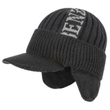 Men Winter Hats Knitted Hat Duck Tongue Men plus Fluff Hat