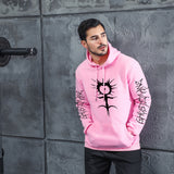 Men's Graphic Hoodie Ghostemane Men's and Women's Side Seam Sidekick Hoodie Pullover Leisure Men's Sports Sweater