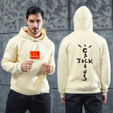 Men Graphic Hoodie Singer Travis Scott Jack Men's and Women's Autumn and Winter Sports Hoodie Sweater