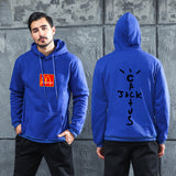 Men Graphic Hoodie Singer Travis Scott Jack Men's and Women's Autumn and Winter Sports Hoodie Sweater