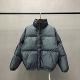 Fog Fear of God Essentials Coat Double-Line Cotton-Padded Jacket Reflective Colorful down Jacket Men's Warm Jacket