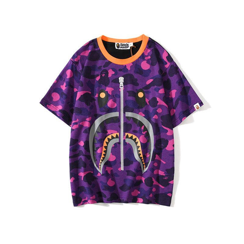 WGM Closing Summer Short-Sleeved T-shirt Men's Stitching