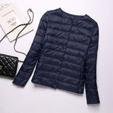Women Winter Coats Puffer Jacket Down Coat Collarless Lightweight Down Jacket Women's Short Down Jacket