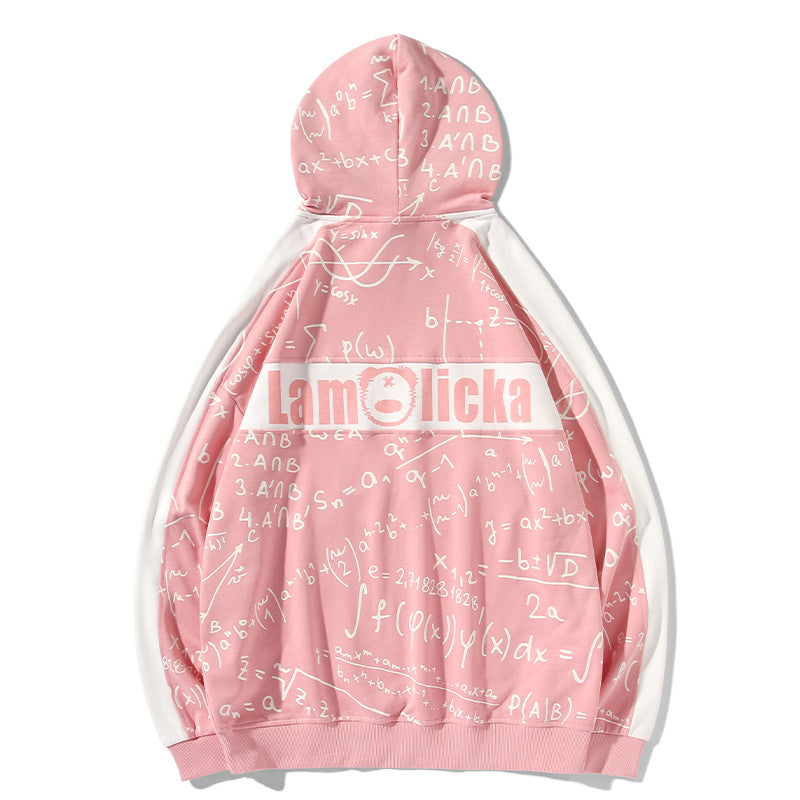 Grafitti Sweatshirts Fall Printed Hoodie Male Baggy Coat
