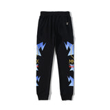 Shark Print Pant Casual Sports Thin Section Teenagers Pure Cotton Cartoon Trousers