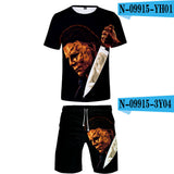 Michael Myers T Shirt Printed Beach Pants Short Sleeve T-shirt Casual