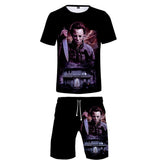 Michael Myers T Shirt Printed Beach Pants Short Sleeve T-shirt Casual