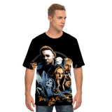 Michael Myers T Shirt Fashion 3D Men's and Women's Short Sleeve