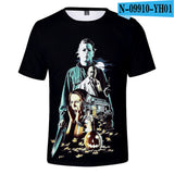 Michael Myers T Shirt Fashion 3D Men's and Women's Short Sleeve