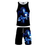 Michael Myers T Shirt Spring Digital Printing Men