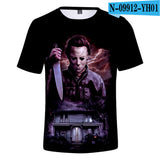 Michael Myers T Shirt Fashion 3D Men's and Women's Short Sleeve