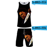 Michael Myers T Shirt Spring Digital Printing Men