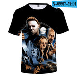 Michael Myers T Shirt Fashion 3D Men's and Women's Short Sleeve