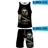 Michael Myers T Shirt Spring Digital Printing Men