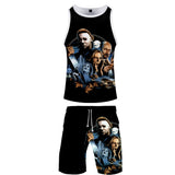 Michael Myers T Shirt Spring Digital Printing Men