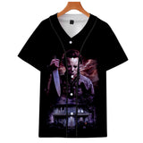 Michael Myers T Shirt Spring Digital Printing Casual Men